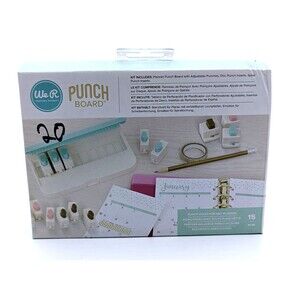 We R Memory Keepers Multicolor Planner Board Bundle Mini Album Punch
